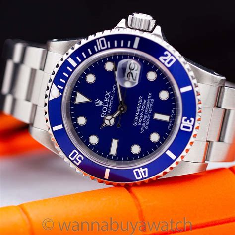 rolex 16610 smaller|rolex 16610 blue bezel.